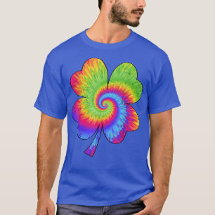 Irish Shamrock Tie Dye Happy St Patrick's Day Go L T-Shirt