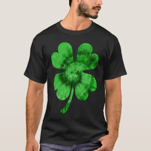 Irish Shamrock Tie Dye Happy St Patrick's Day Go L T-Shirt
