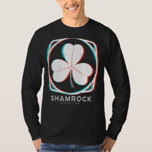 Irish Shamrockes Mask For Halloween St Patrick S S T-Shirt