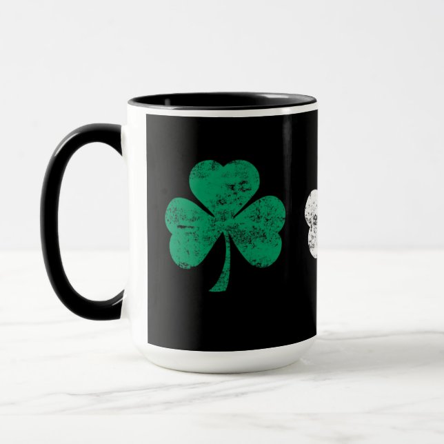 Irish Shamrocks Coffee Mug (Left)