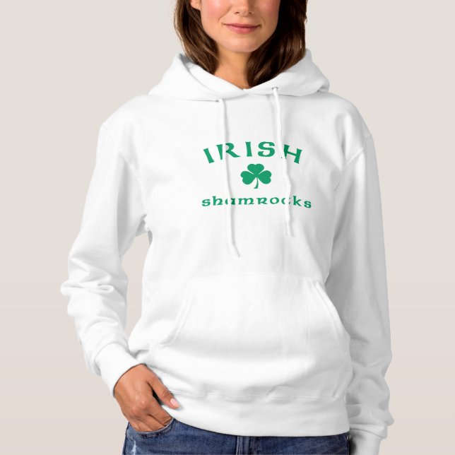 Irish Shamrocks Hoodie (Front)