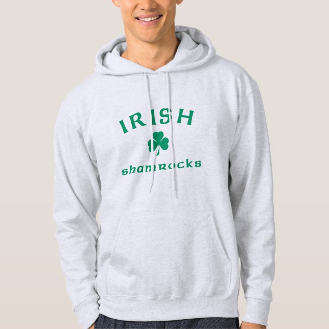 Irish Shamrocks Hoodie (Front)