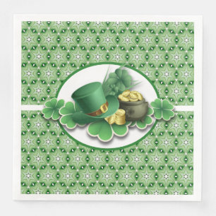 Irish Shamrocks Napkin