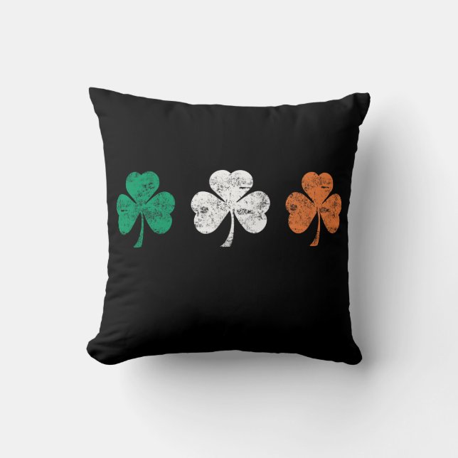 Irish Shamrocks Pillow (Front)