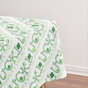 Irish Shamrocks Tablecloth