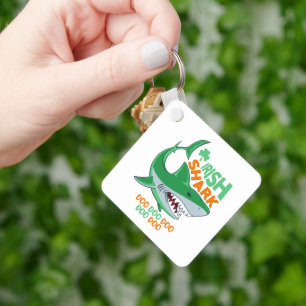 Irish Shark Do Do Do Keychain