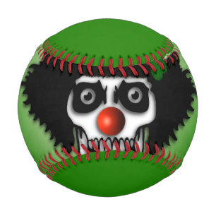 Irish Skeleton Clown Green Baseball
