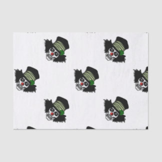 Irish Skeleton Clown Tissue Paper