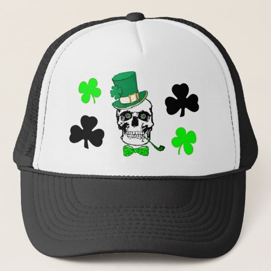 irish skull cap