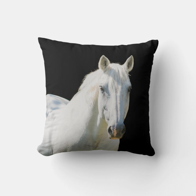 Irish Sport Horse - Jewel Throw Pillow (Front)