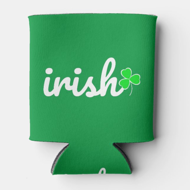 Irish St. Patrick's Day Can Cooler (Front)