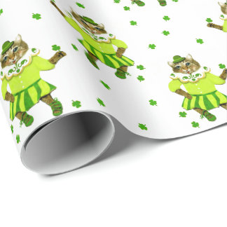 Irish St. Patrick's Day Gift Wrapping Paper
