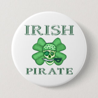 Irish St. Patrick's Day Pirates Button