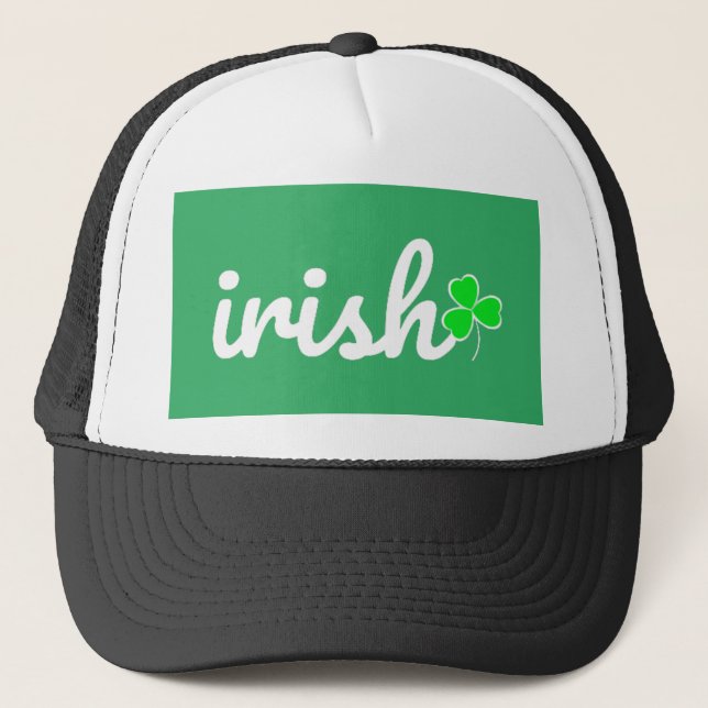 Irish St. Patrick's Day Trucker Hat (Front)