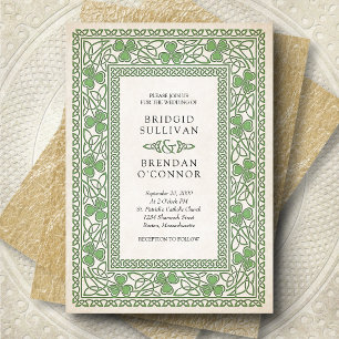 Irish St. Patrick's Wedding Invitation