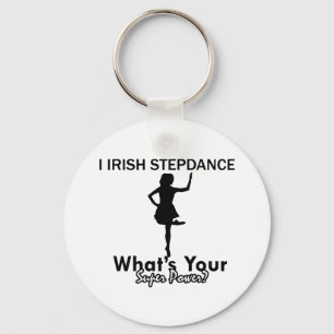 irish Step dance designs Keychain