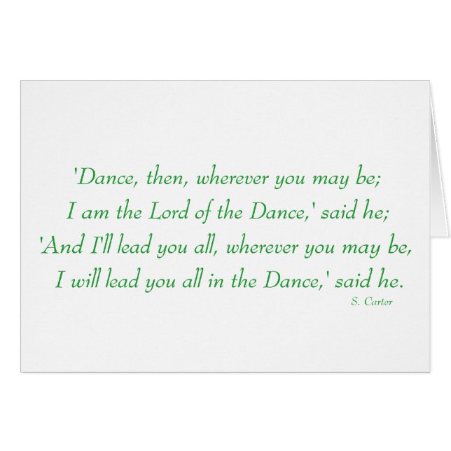 Irish Step Dance - Lord of the Dance Chorus (Front Horizontal)
