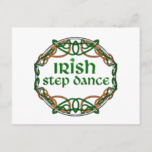 Irish Step Dance Postcard