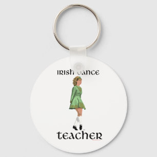 Irish Step Dance Teacher - Green Keychain