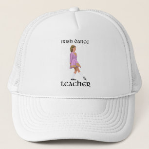 Irish Step Dance Teacher - Pink Soft Shoe Trucker Hat