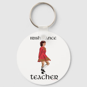 Irish Step Dance Teacher - Red Keychain