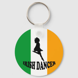 Irish Step Dancer Keychain