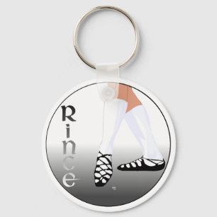 Irish Step Dancer - Soft Shoe - Rince Keychain