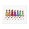 Irish Step Dancers - Rainbow Line of Dancers
