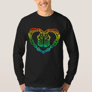 Irish Step Dancing Celtic Knot Heart 2 T-Shirt
