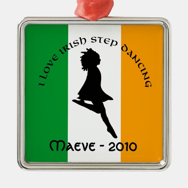 Irish Step Dancing Ornament (Front)