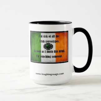 Irish stereotype mug