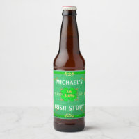 Irish Stout Rustic Green Wood Craft Homebrewing