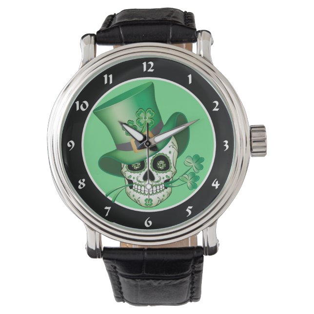 Irish Sugar Skull Watch (Front)
