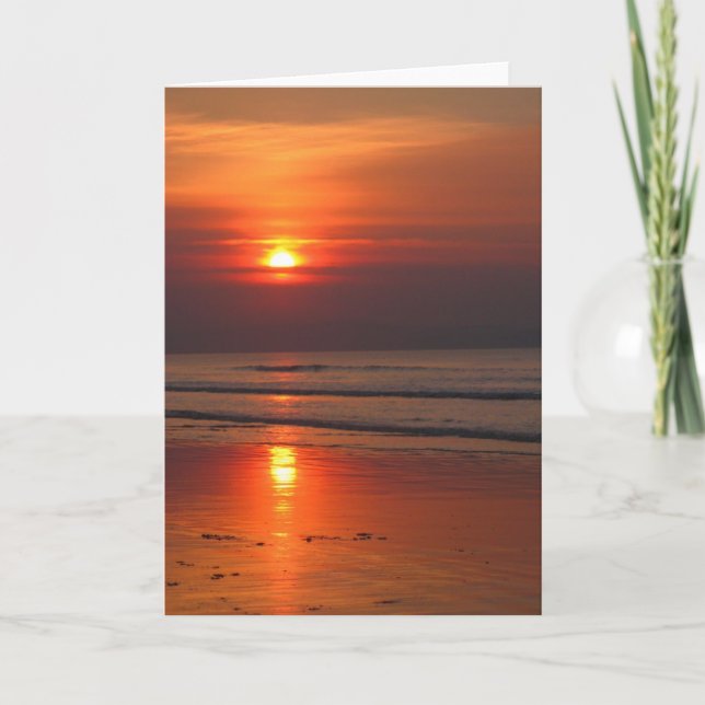 Irish Sunset - Blank Inside Greeting Card (Front)
