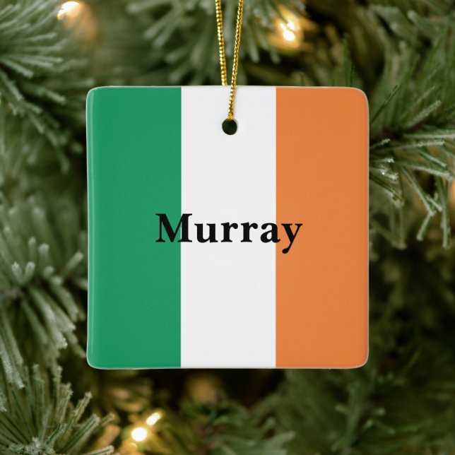 Irish Surname Name Custom  Ceramic Ornament (Tree)