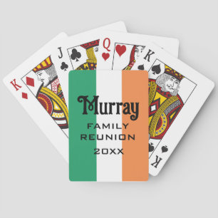 Irish Surname Name Custom Playing Cards