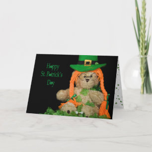 Irish Teddy Bear Card