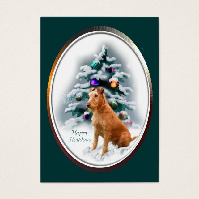 Irish Terrier Christmas Gifts (Front)