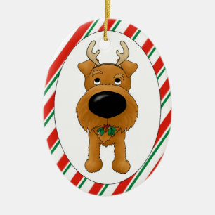 Irish Terrier Christmas Ornament