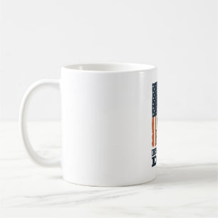 Irish Terrier Dad Patriotic Vintage Coffee Mug