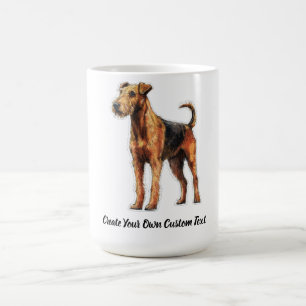 Irish Terrier Dog Create Your Own Custom Text Coffee Mug