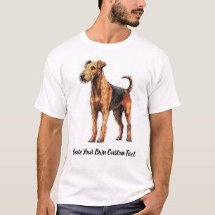 Irish Terrier Dog Create Your Own Custom Text  T-Shirt