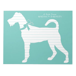 Irish Terrier Dog Puppy Notepad