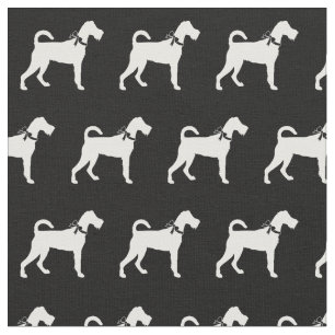 Irish Terrier Dog Silhouette Pet Fabric