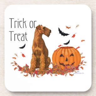 Irish Terrier Halloween Coaster