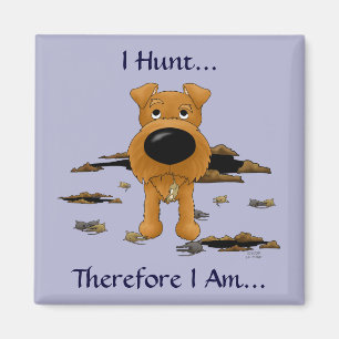 Irish Terrier (Irish Terriers) I Hunt... Magnet