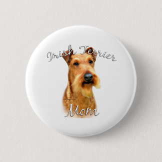 Irish Terrier Mom 2 Inch Round Button