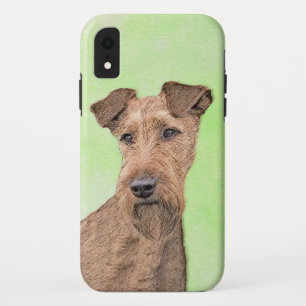 Irish Terrier Painting - Cute Original Dog Art iPhone XR Case