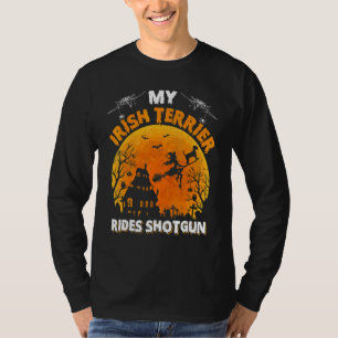 Irish Terrier Ride Shotgun Irish Terrier Dog Hall T-Shirt