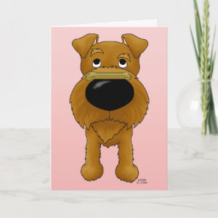 Irish Terrier Valentine Holiday Card